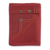 Portfel JEANS czerwony - CN 