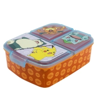 Pokemon śniadaniówka trzykomorowa 900 ml - STOR 