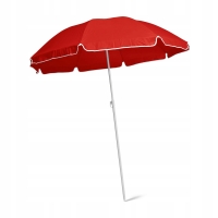 Parasol ogrodowy plażowy składany czerwon UV lekki