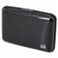 Etui na karty RFID czarny - CN 