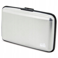 Etui na karty RFID srebrny - CN