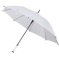 BIAŁY parasol automatyczny z wygodną rączką - Dwight