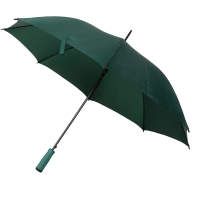 Zielony parasol automatyczny z wygodną rączką - Dwight