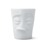 Kubek z porcelany 3D Snoozy Zaspany biały 350 ml  - Tassen