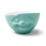 Miska Półmisek Ceramika Porcelana 3D ROZEŚMIANA BUŹKA Zielona 500 ml - Tassen 