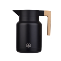 TERMOS 1,3L UCHWYTEM Z DREWNA BUK TERMOSY TERMICZNE - LAGUIOLE