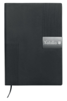 Notes A5 z Grawerem Personalizowany 160k linie Czarny notatnik GRAWER