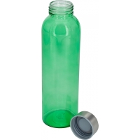 Szklana kolorowa butelka BIKE 500 ml zielona