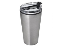 Kubek termiczny 400 ml termos podwójne ścianki - srebrny 