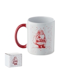 Kubek Ceramiczny (porcelana) świąteczny Mikołaj