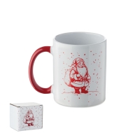 Kubek Ceramiczny (porcelana) świąteczny Mikołaj