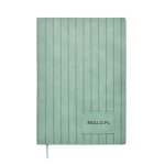 Notes A5 z grawerem personalizowany 80k linie miękka okładka PU miętowy