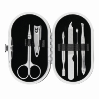 Przybornik kosmetyczny do Paznokci - Manicure - Etui Czarny
