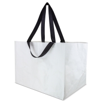 Duża laminowa torba na zakupy PP SHOPPERBAG XXL 55x35x37cm biały