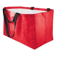 Duża laminowa torba na zakupy PP SHOPPERBAG XXL 55x35x37cm czerwona